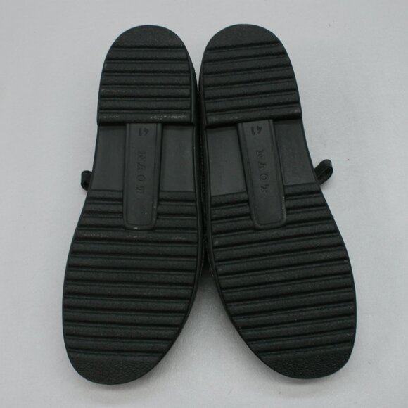 NAOT 41 Ladies 10 Hook Loop 3-Strap Black Slingback Open-toe Shoes Flats Sandals - Picture 9 of 12